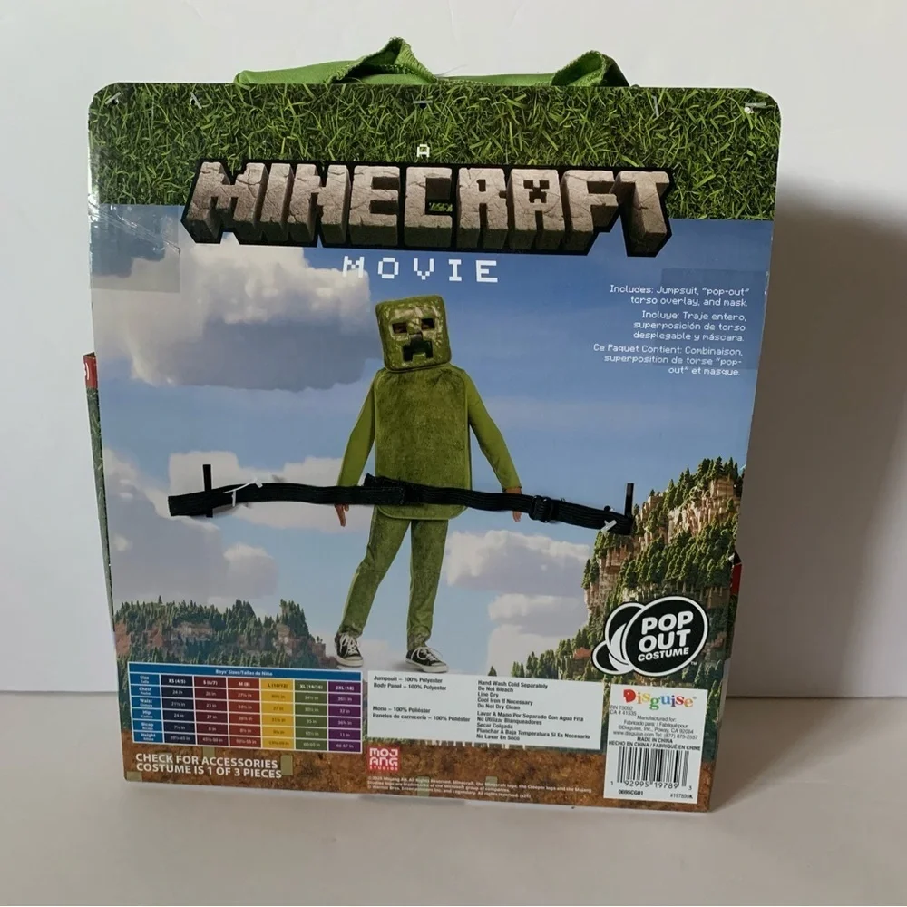 NIB. MINECRAFT Kids Creeper Costume